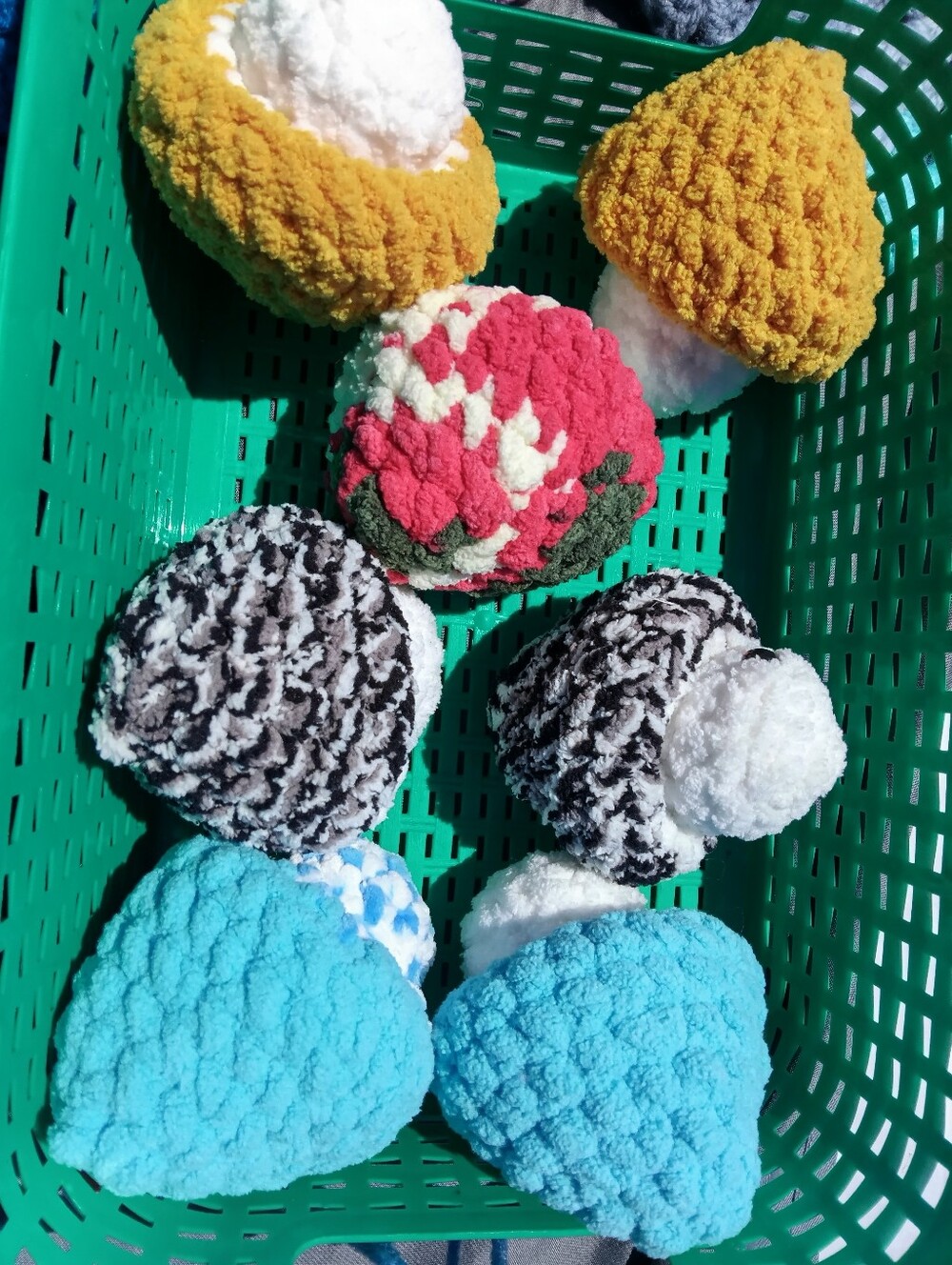 Crochet mushroom pop it fidget 🍄🍄🍄7 available!✨️✨️✨️